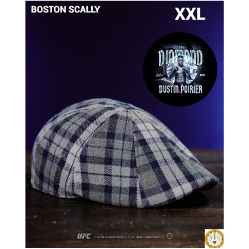Boston Scally DUSTIN 'THE DIAMONS' POIRIER -UFC- 8 Panel Cap - 2XL W/ Pin